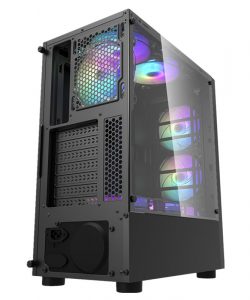 Darkflash ATX Transparent Tempered Glass Mid Tower Chassis