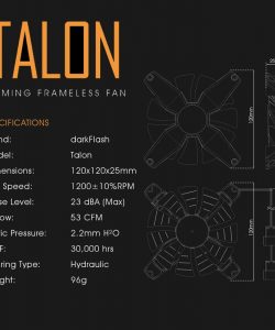Aigo Talon Pro 120mm PC Case Fan