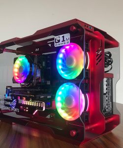MATX ITX Motherboard DIY USB3.0 Computer Gaming Case Tempered Glass Case
