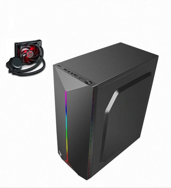 ATX Full-side Acrylic Transparent RGB Air Cool Water Cooling USB3.0 PC Case
