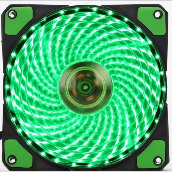 120mm 15 LED Ultra Silent Computer PC Case Cooling Fan