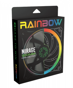GameMax Rainbow-N RGB PC 120mm Case Fan