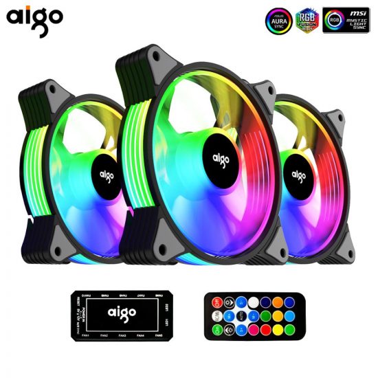 Aigo AR12 120mm RGB Case Fan